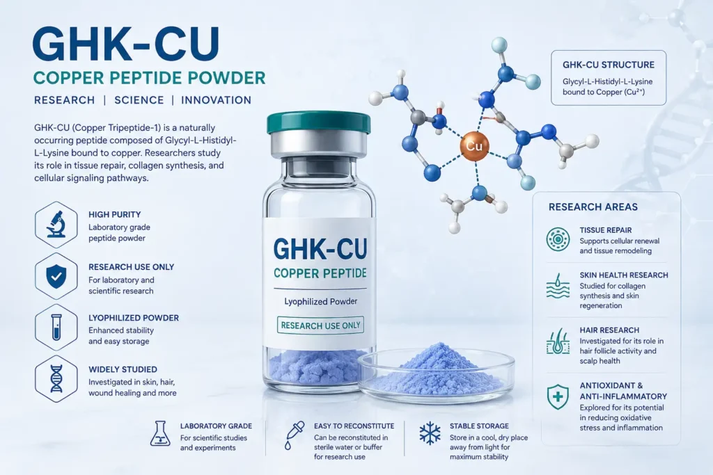 ghk cu copper peptide powder